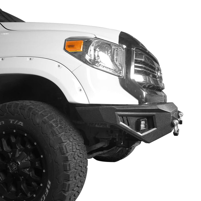 Full Width Front Bumper / Back Bumper  / Roof Rack for 2014-2021 Toyota Tundra Crewmax b5001+b5003+b5004 5