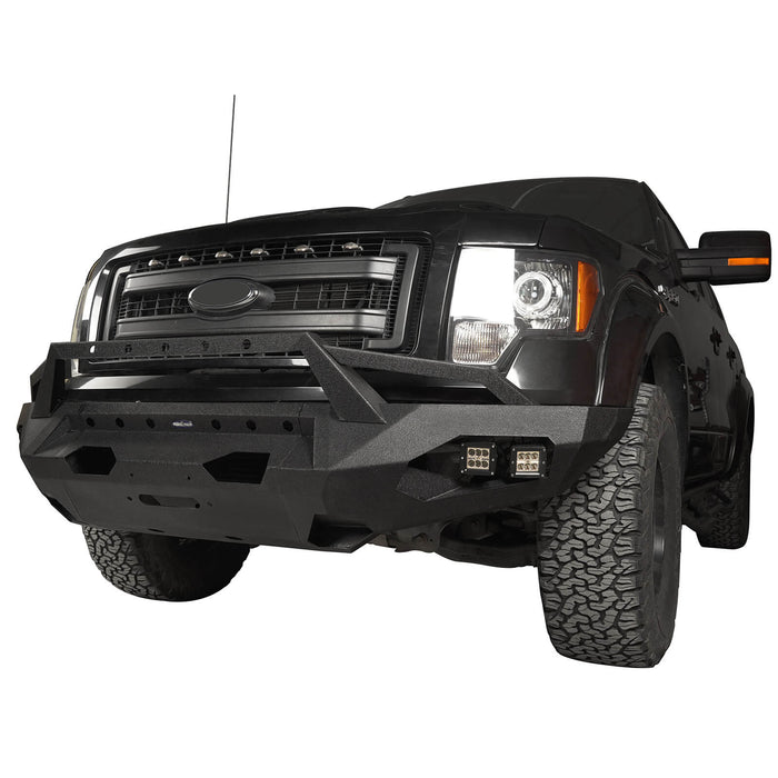 Reaper Full Width Front Bumper w/ Grille  Guard Hoop(09-14 Ford F150 Excluding Raptor)