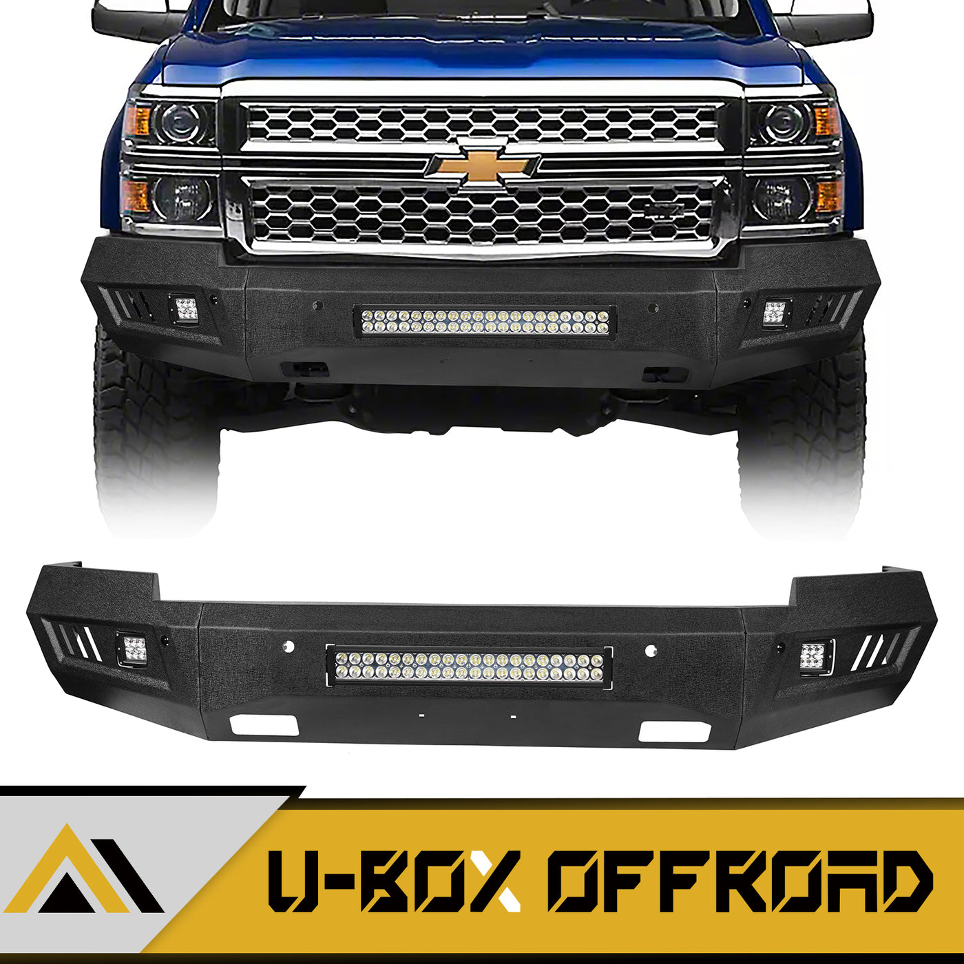 Chevrolet Front Bumper for 2014-2015 Chevy Silverado 1500 - u-Box Offroad