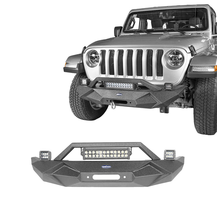 Front Bumper & Rear Bumper(18-23 Jeep Wrangler JL) - u-Box