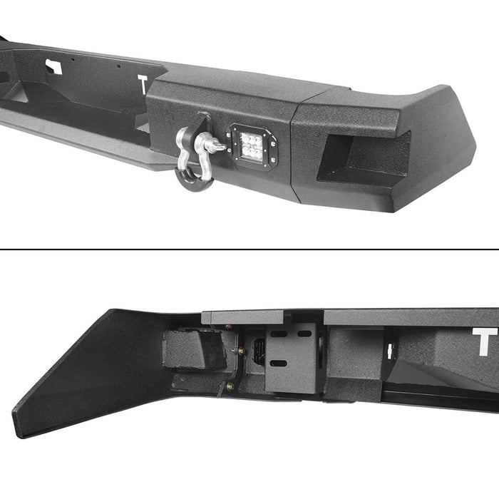 Full Width Front Bumper / Rear Bumper / Roll Bar Bed Rack for 2014-2021 Toyota Tundra b5001+b5003+b5006 15