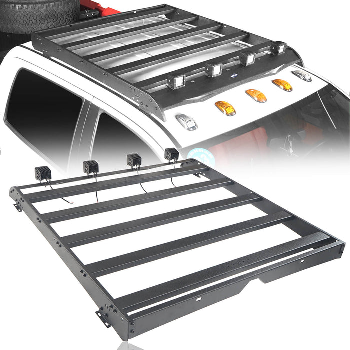 Front Bumper / Rear Bumper / Roof Rack for 2014-2021 Toyota Tundra Crewmax b5001+b5002+b5004 17
