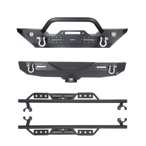 Front Bumper / Rear Bumper / Running Boards Side Steps(18-24 Jeep Wrangler JL) - u-Box