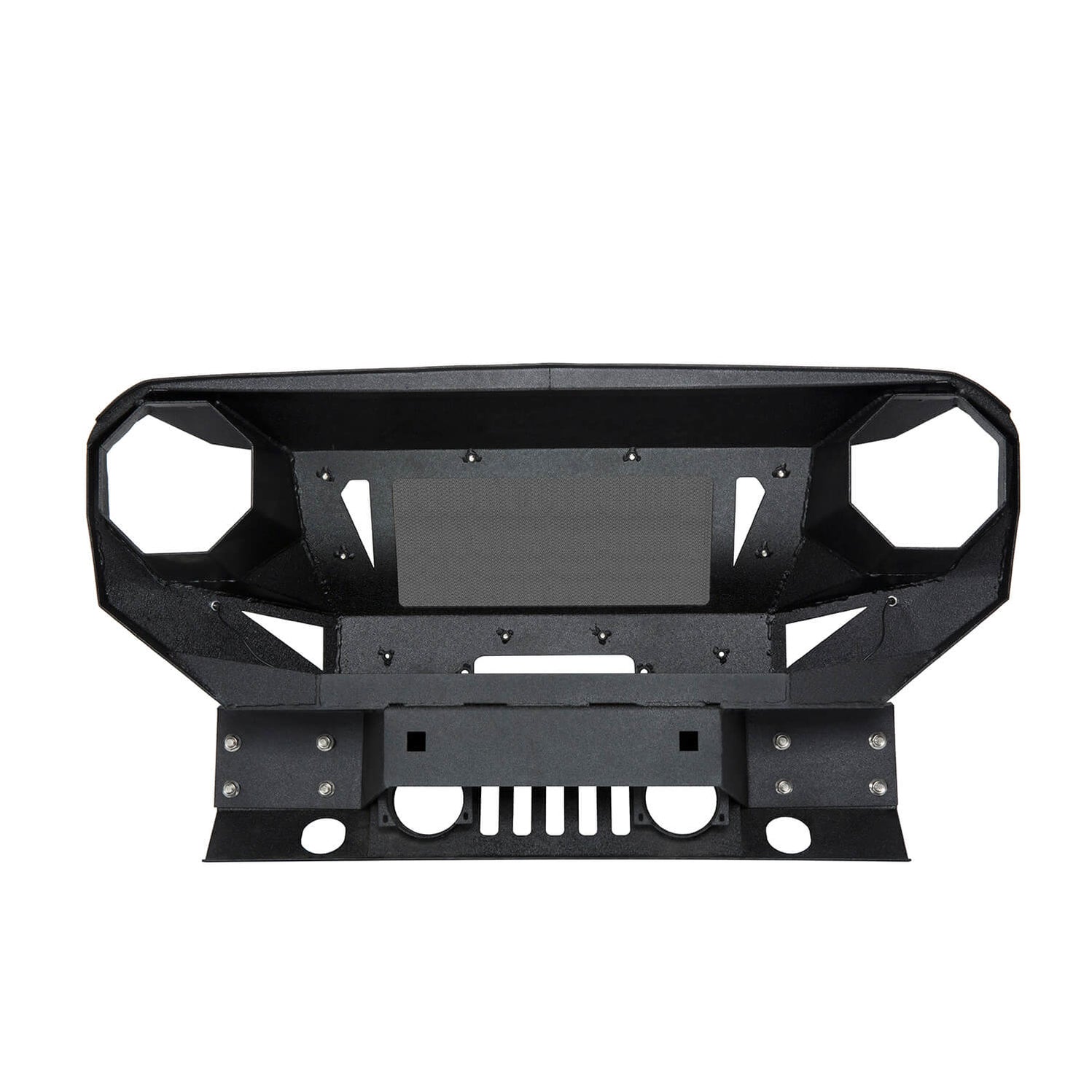 Front Bumper with Grill Guard and Winch Plate for Jeep Wrangler JK 2007 ...
