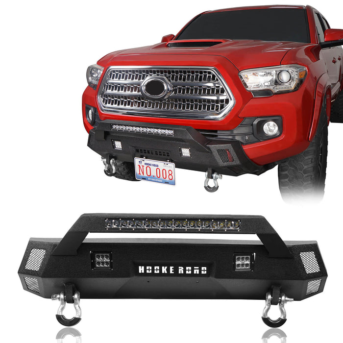 Tacoma Front & Rear Bumpers Combo for 2016-2021 Toyota Tacoma 3rd Gen - u-Box Offroad b42024204-5
