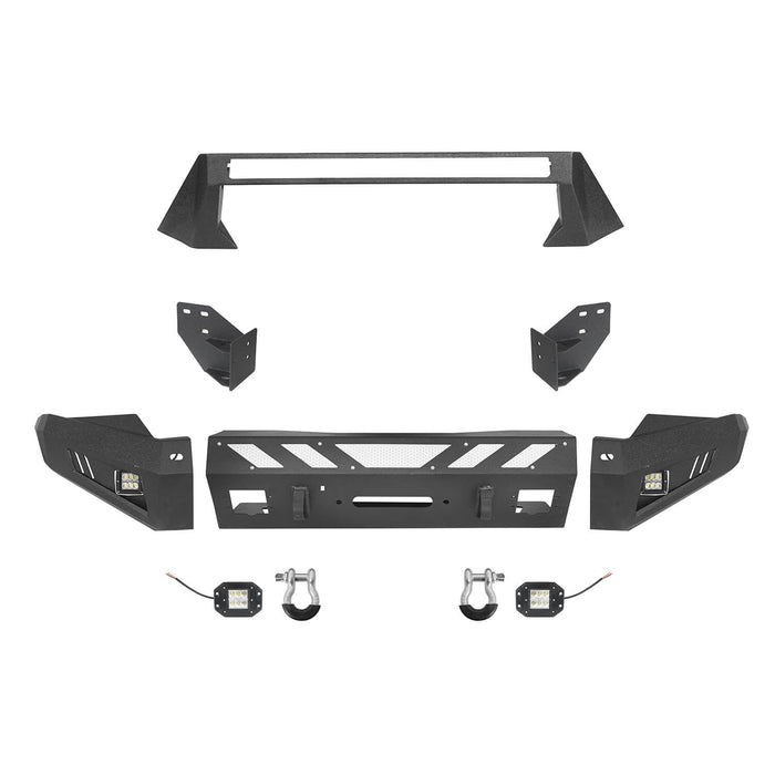 Tacoma Front & Rear Bumpers Combo for 2016-2023 Toyota Tacoma 3rd Gen - u-Box Offroad b42014204-7