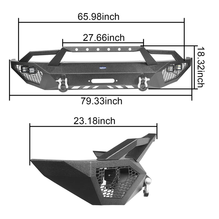 Front Bumper / Rear Bumper / Bed Rack for 2014-2021 Toyota Tundra b5000+b5002+b5005 9