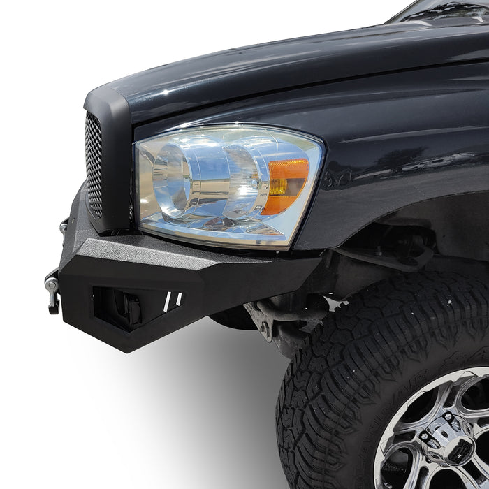 Dodge Ram 1500 Full Width Front Bumper Front Bumper with LED Light Bar for Dodge Ram 1500 BXG6501 6