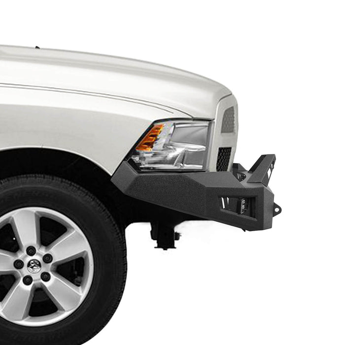 Discovery Ⅱ Full Width Front Bumper w/ Winch Plate & LED Spotlights(09-12 Ram 1500) - u-Box