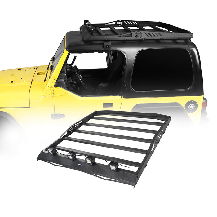 Hardtop Roof Rack Luggage Carrier Rack Backbone System(97-06 Jeep Wrangler TJ Hardtop ) - u-Box