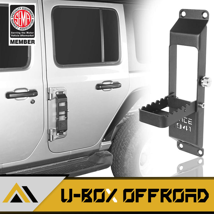 Exterior Door Pedal(18-19 Jeep Wrangler JL) - u-Box