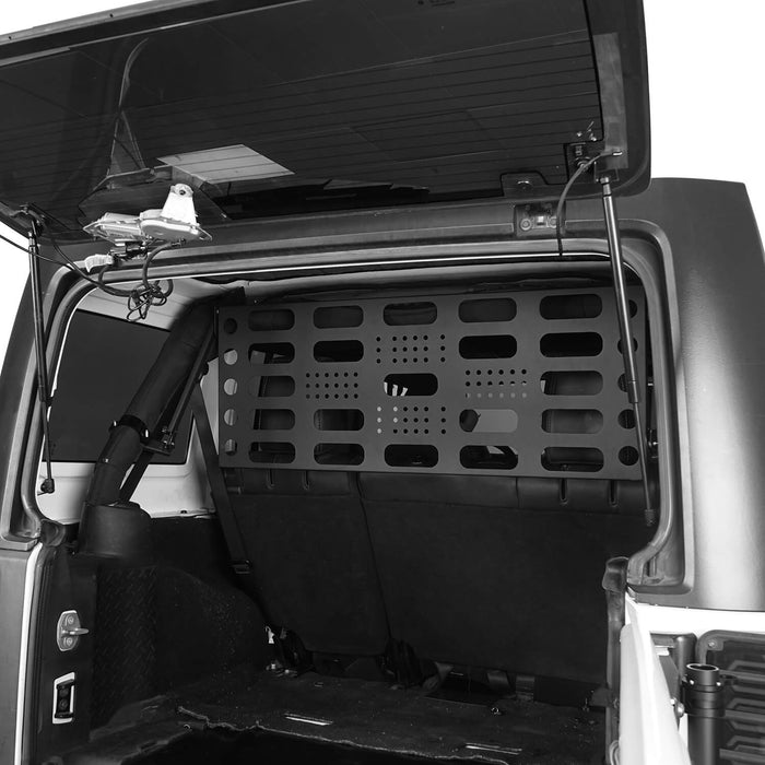 JK Interior Storage MOLLE Panel Overhead Fold Down(07-18 Jeep Wrangler JK) - u-Box