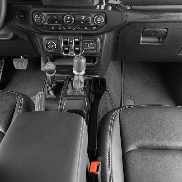 Interior Storage Tray Gear Shifter Console Side Pocket (18-21 Jeep Wrangler JL & 20-21 Jeep Gladiator JT) - u-Box