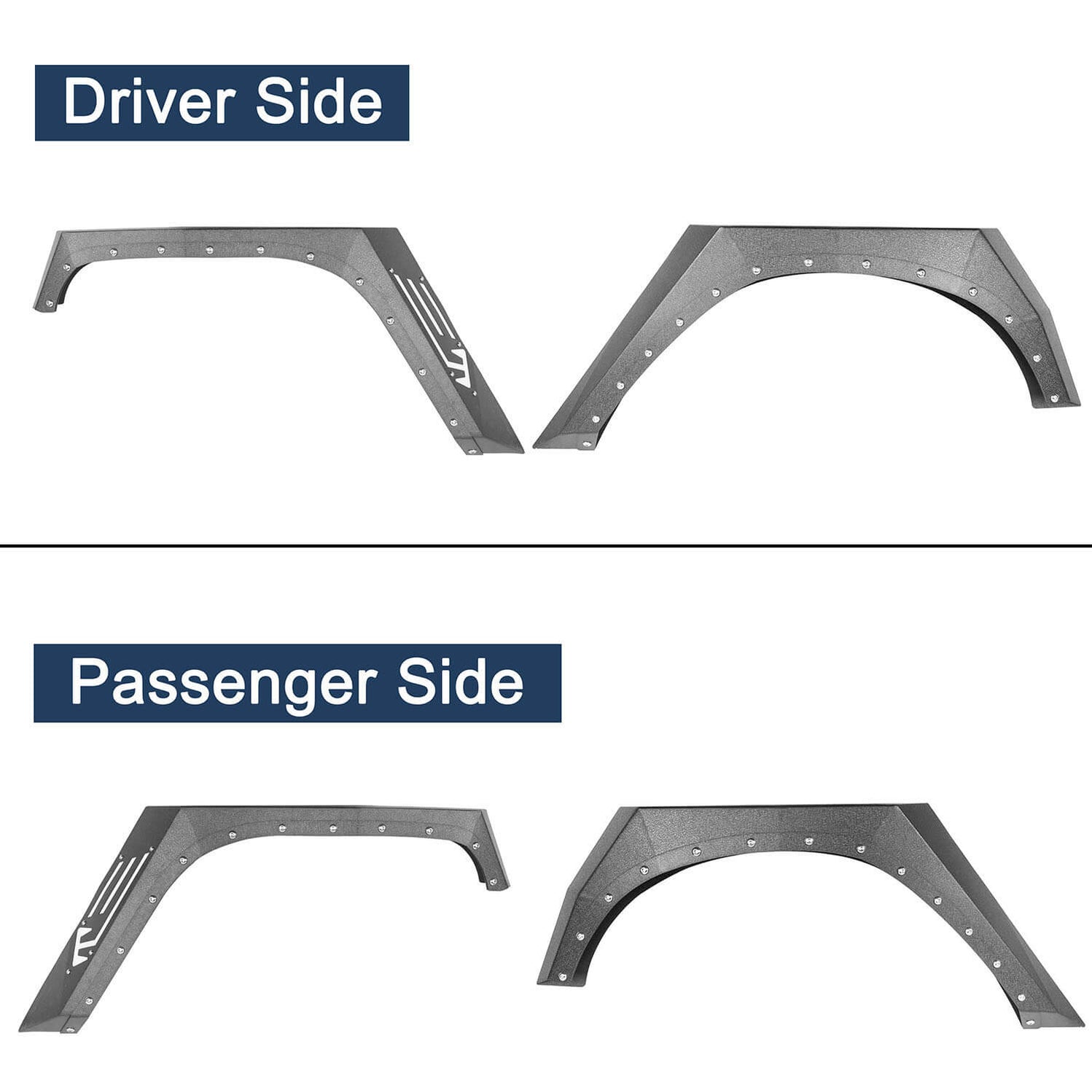 Jeep JK Armour Fender Flares & Body Armor Cladding for 2007-2018 Jeep ...
