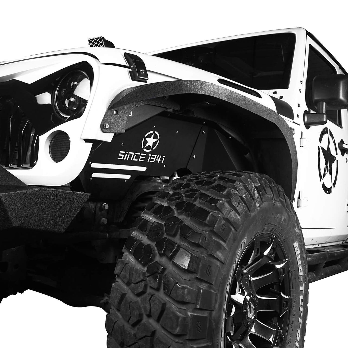 Jeep JK Armour Fender Flares / Inner Fender Liners for 20072018 Jeep