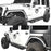 Hooke Road Jeep JK Fender Flares Armour Style for Jeep Wrangler JK 2007-2018 BXG218 u-Box offroad 3
