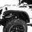 Hooke Road Jeep JK Flux Tubular Fender Flares & Inner Fender Liners for Jeep Wrangler JK 2007-2018 Jeep JK Metal Fenders Jeep JK Accessories  BXG089MMR1760BXG223 u-Box offroad 10