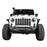 Hooke Road Jeep JK Front and Rear Bumper Combo for 2007-2018 Jeep Wrangler JK Jeep JK Stubby Front Bumper Blade Master Front Bumper Different Trail Rear Bumper JK Front and Rear Bumper Package u-Box Offroad 5