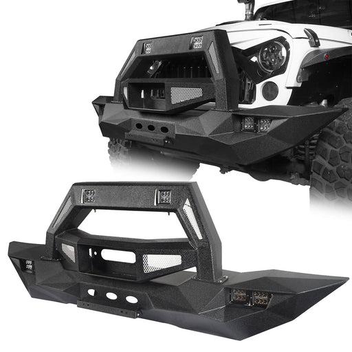 Jeep JK Front Bumper(07-18 Jeep Wrangler JK) - u-Box