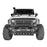 Hooke Road Jeep JK Front Skid Plate Textured Black Steel for Jeep Wrangler JK 2007-2018 BXG204 u-Box offroad 3