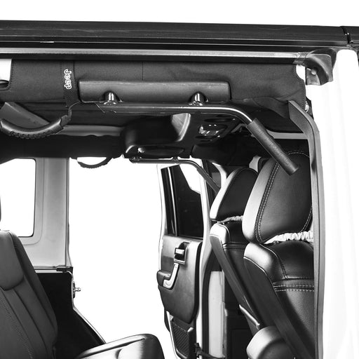 Hooke Road Jeep JK Rear Grab Handles w/Black Grips for Jeep Wrangler JK 2007-2018 MMR1821 u-Box Offroad 3