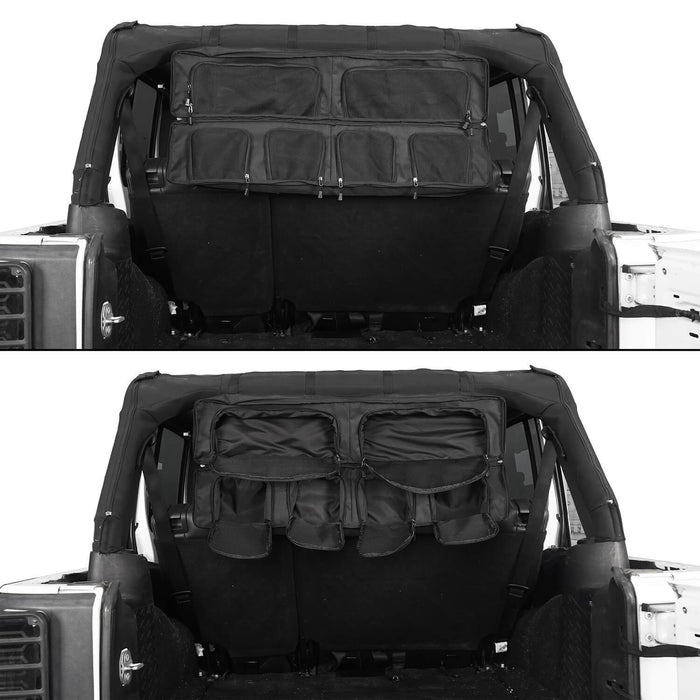 Rodeo Trail Jeep JK Roll Bar Mount Storage Bag Organizer for 2007-2020 Jeep Wrangler JK JL MMR20067 6