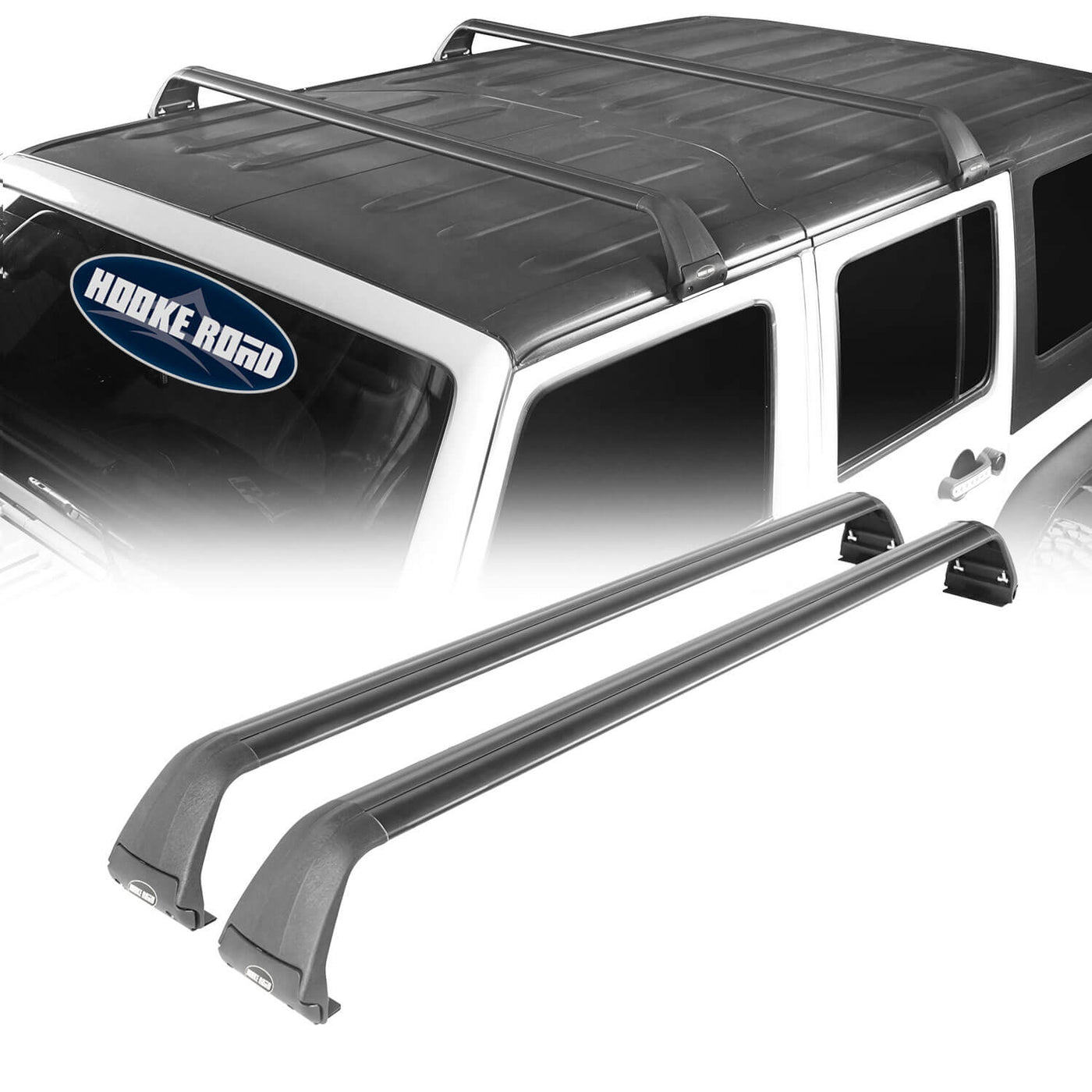 Jeep JK Roof Rack Cross Bars Side Rail Roof Rack for 20072021 Jeep