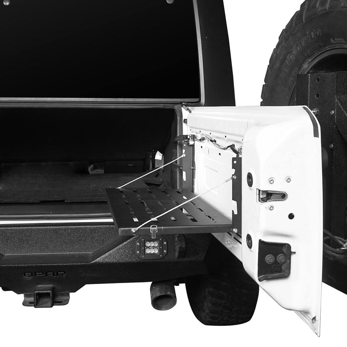 Jeep JK Tailgate Table Foldable Table Storage Cargo Shelf for Jeep Wrangler JK 2007-2018 MMR1789 Jeep JK Interior Storage 6