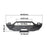 Hooke Road Jeep JL Front Bumper Stubby Blade Master Front Bumper with Winch Plate and License Plate Holder for Jeep Wrangler JL 2018-2019 BXG506 u-Box offroad 7
