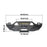 Hooke Road Jeep JL Front Bumper Stubby Blade Master Front Bumper with Winch Plate and License Plate Holder for Jeep Wrangler JL 2018-2019 BXG506B u-Box offroad 8