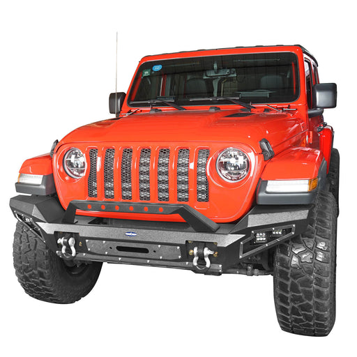 Full Width Front Bumper w/Winch Plate(20-24 Jeep Gladiator JT) - u-Box