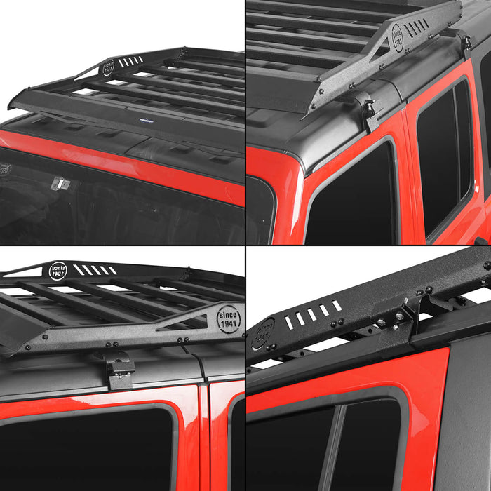 Hooke Road Jeep JL Hard Top Roof Rack Cargo Carrier Basket for Jeep Wrangler JL 2018-2020 bxg518 u-Box Offroad 13