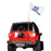 Hooke Road Tailgate Hinge Mount Single Flag & Antenna Holder Kit for 18-20 Jeep Wrangler JL Jeep JL Parts MMR1819 u-Box offroad 6