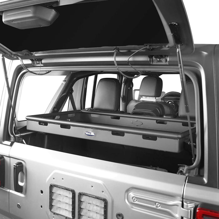 Jeep JL Interior Cargo Rack 4 Door for 2018 2021 Jeep Wrangler JL JLU Hooke Road