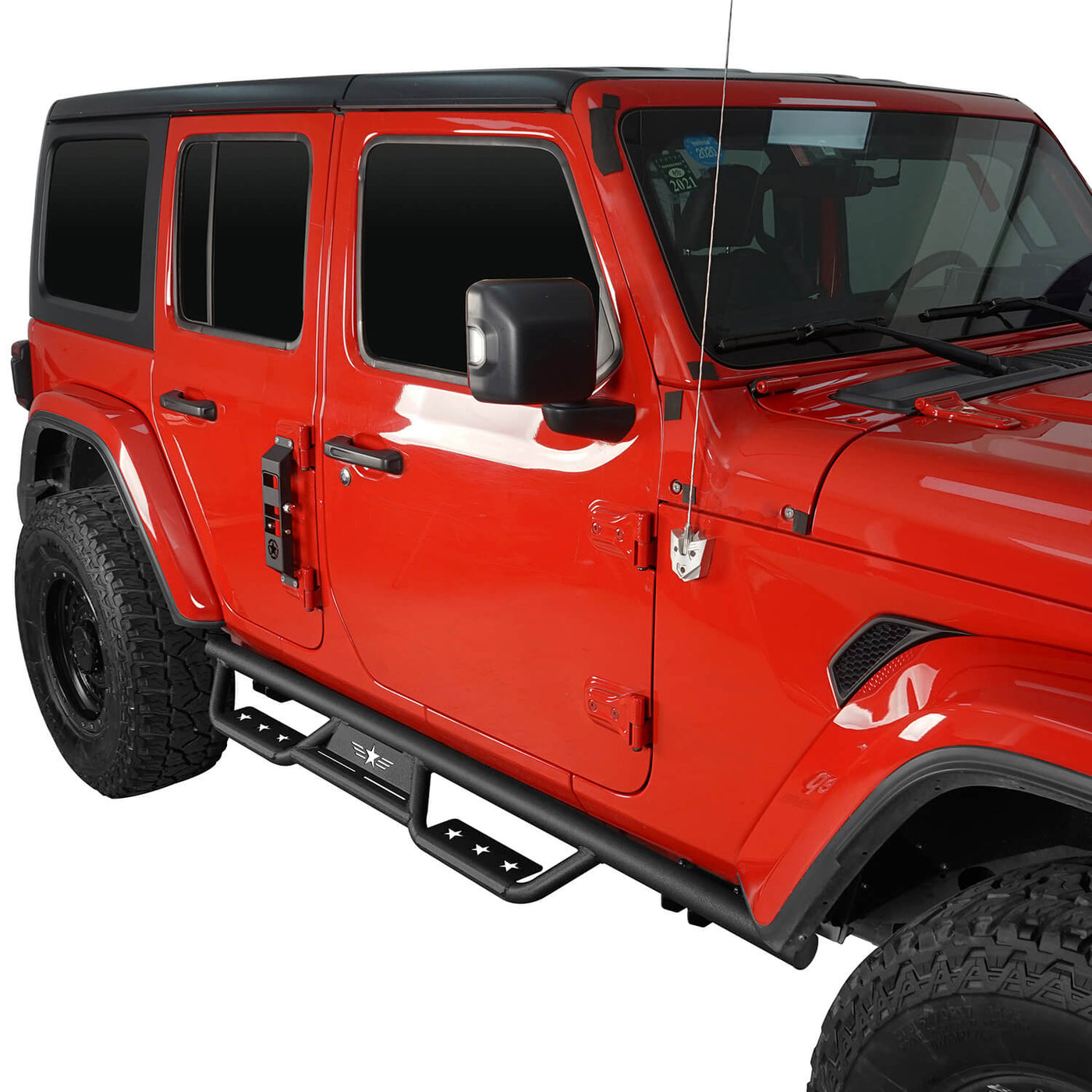 Jeep JL Side Steps Running Boards Nerf Bars for 20182024 Jeep Wrangler