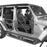 Hardtop Roof Rack & Tubular Half Doors(20-23 Jeep Gladiator JT) - u-Box