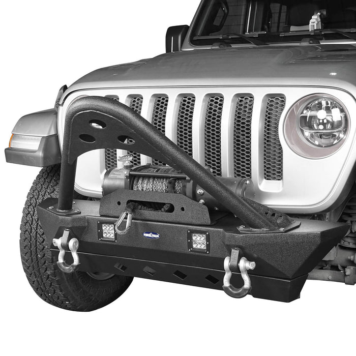 Stubby Stinger Front Bumper w/Winch Plate(20-21 Jeep Gladiator JT) - u-Box