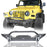 Hooke Road Jeep TJ Front Bumper and Gladiator Grille Cover Combo for Jeep Wrangler TJ 1997-2006 MMR0276BXG149 Different Trail Front Bumper u-Box Offroad 4
