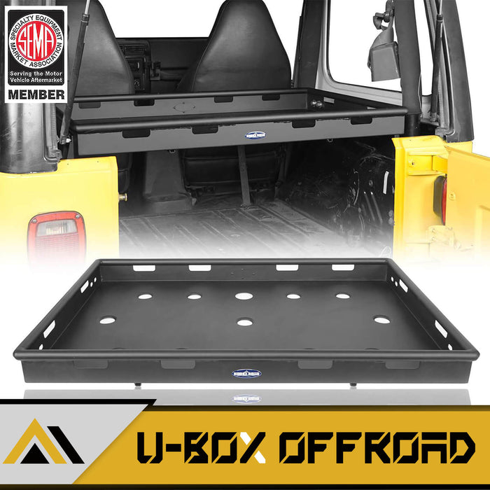 Jeep tj 2025 interior cargo rack