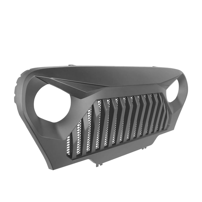Hooke Road Vader Grill with Mesh Inserts Jeep Vader Grill Front Grille Cover Jeep Grille Cover for Jeep Wrangler TJ 1997-2006 MMR-0276 Jeep Body Armor 7
