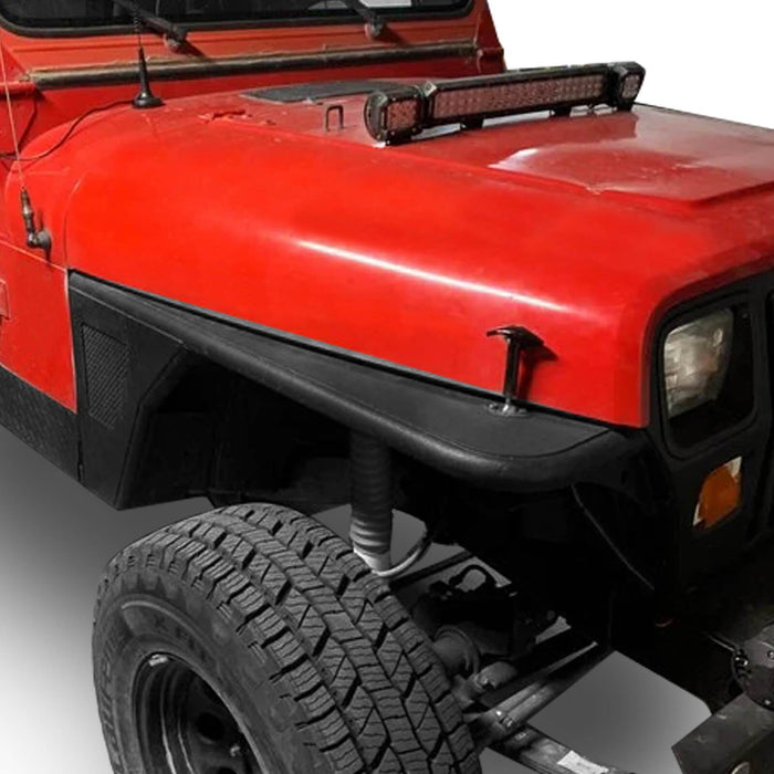 Tubular Front Fender Flares(Jeep Wrangler YJ 87-95) - u-Box