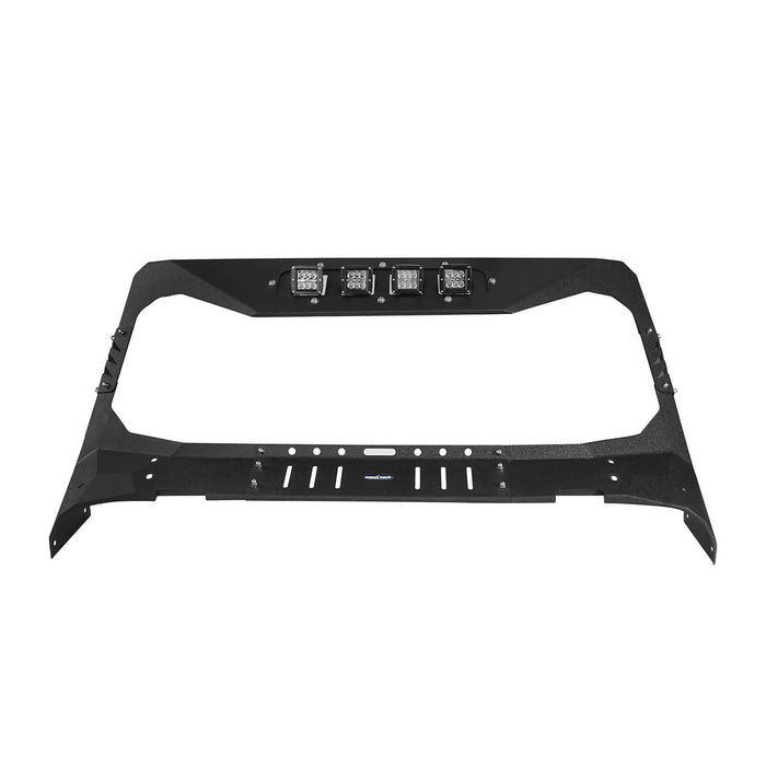 Mad Max Front Bumper w/Wings & Windshield Frame Cover(18-24 Jeep Wrangler JL & Gladiator JT(Excluding Mojave)) - u-Box