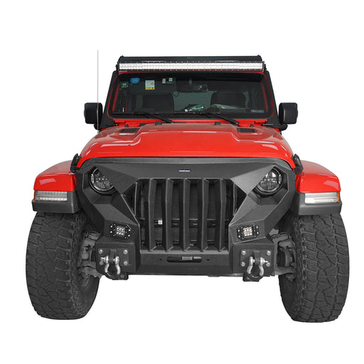 Front Bumper w/Mad Max Grill(18-24 Jeep Wrangler JL) - u-Box