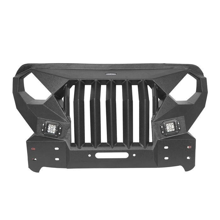 Front Bumper w/Mad Max Grill(18-21 Jeep Wrangler JL) - u-Box