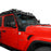 Mad Max Windshield Frame Cover Visor Cowl w/4 x LED Lights Insert(18-24 Jeep Wrangler JL & Gladiator JT(Excluding Mojave)) - u-Box