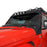Mad Max Windshield Frame Cover Visor Cowl w/4 x LED Lights Insert(18-23 Jeep Wrangler JL & Gladiator JT(Excluding Mojave)) - u-Box