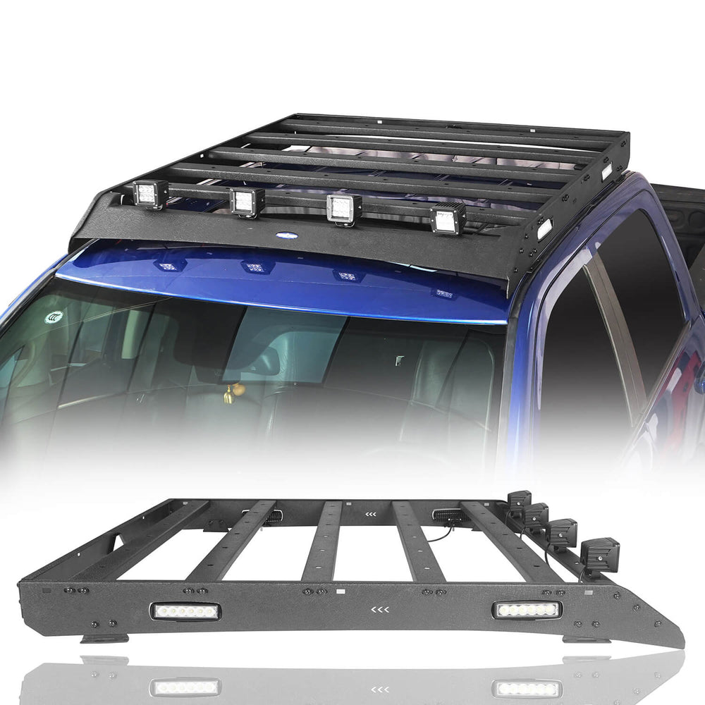 Top Roof Rack Cargo Carrier(09-18 Dodge Ram 1500 Crew Cab & Quad Cab) - u-Box