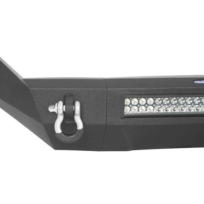Discoverer Full-Width Front Bumper w/LED Light Bar (13-18 Ram 1500, Excluding Rebel) - u-Box