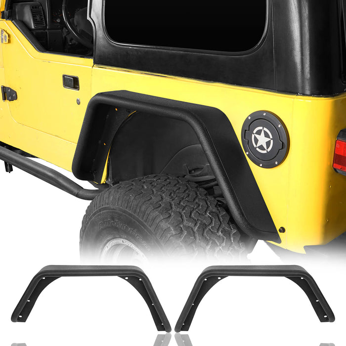 Rear Tube Fender Flares(97-06 Jeep Wrangler TJ) - u-Box