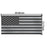 American Flag Front Grille Mesh Insert Old Glory Black & White(18-21 Jeep Wrangler JL & Jeep Gladiator JT) - u-Box